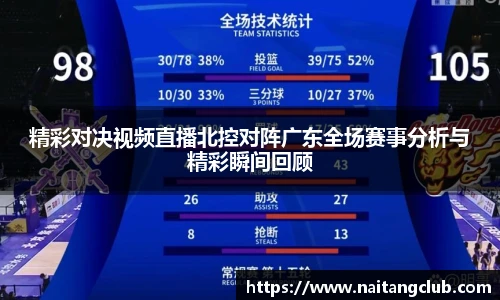 精彩对决视频直播北控对阵广东全场赛事分析与精彩瞬间回顾