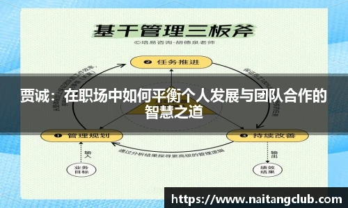 贾诚：在职场中如何平衡个人发展与团队合作的智慧之道